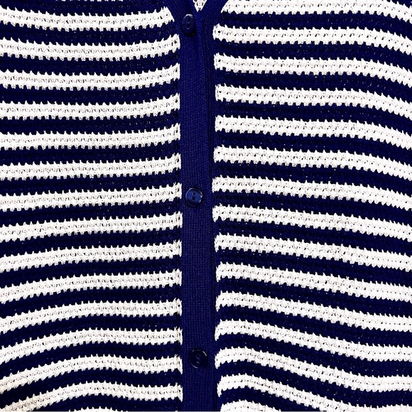 NWT Zara Midi Knitted Striped Cardigan - Picture 9 of 15
